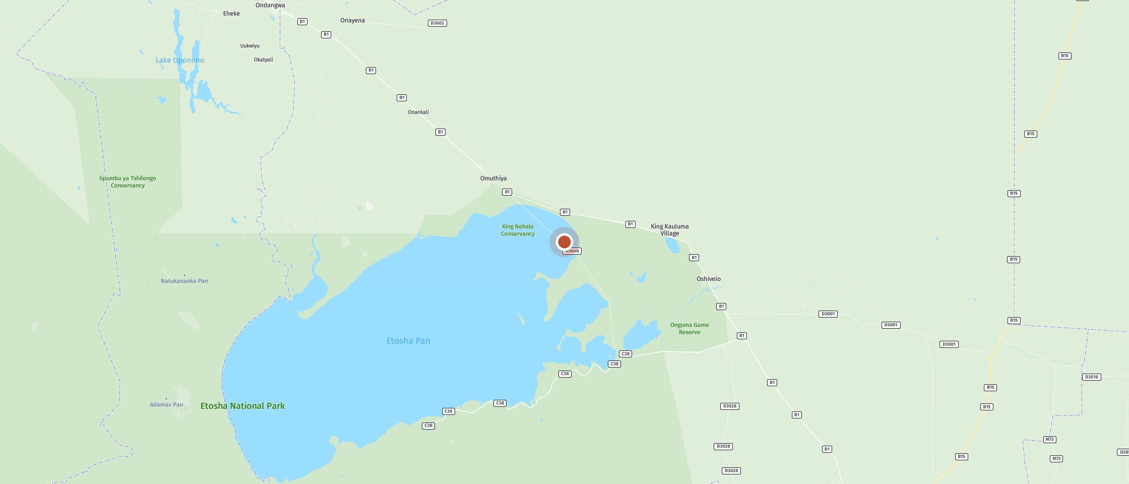 Map: Andoni waterhole