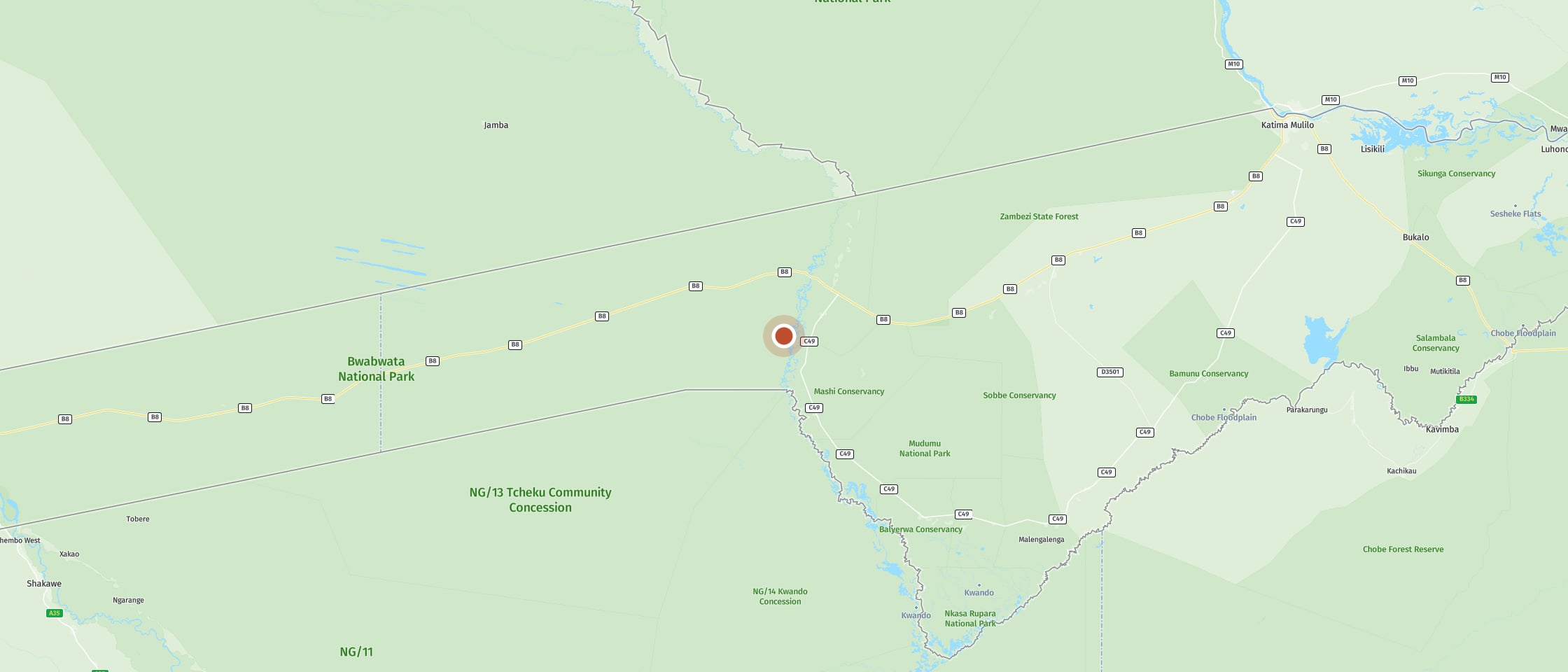 Map: Look out for the African fish eagle