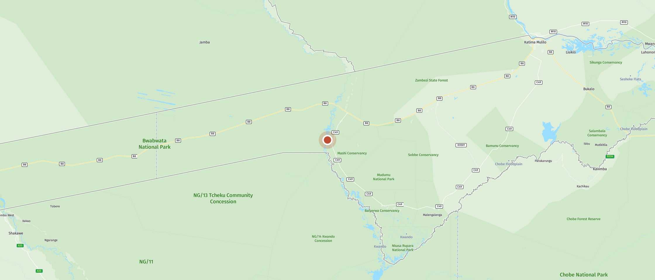 Map: Take a boat trip on the river