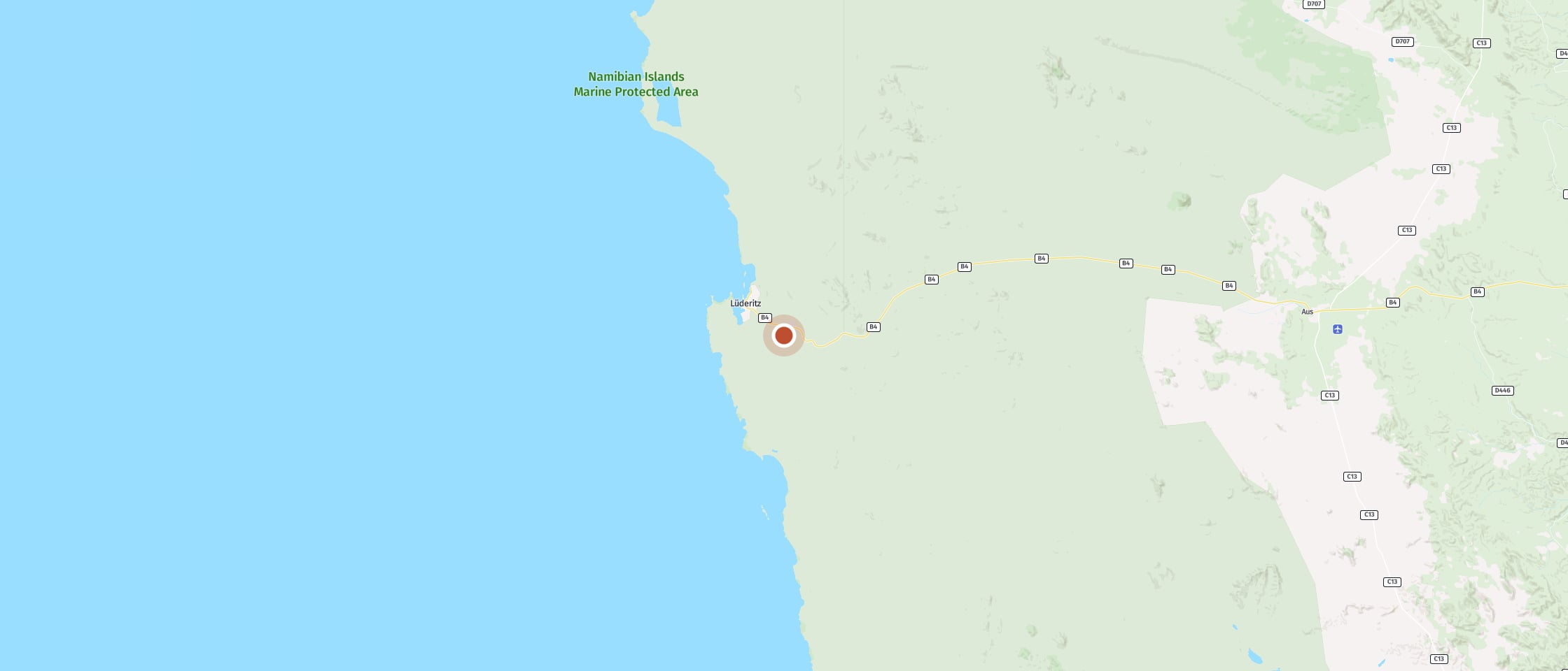 Map: Discover the ghost town in the desert