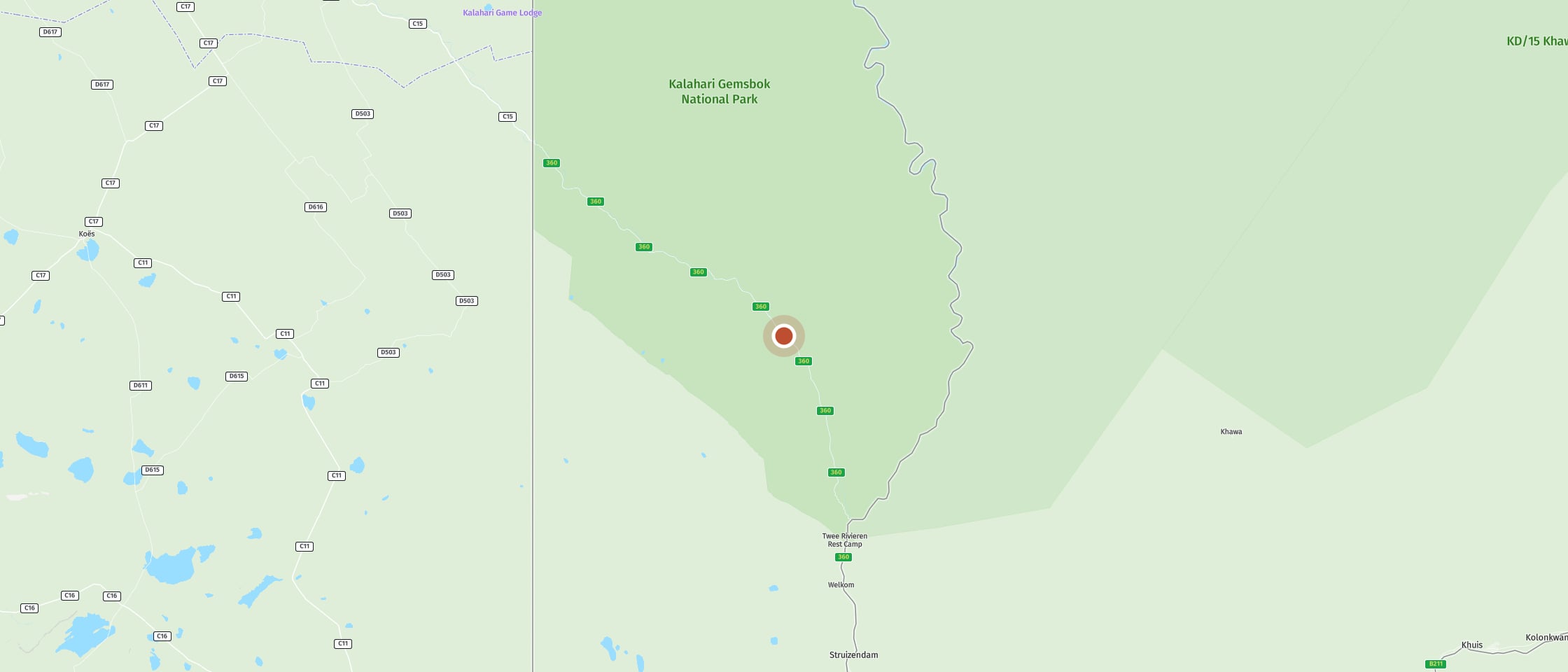 Map: Batulama waterhole
