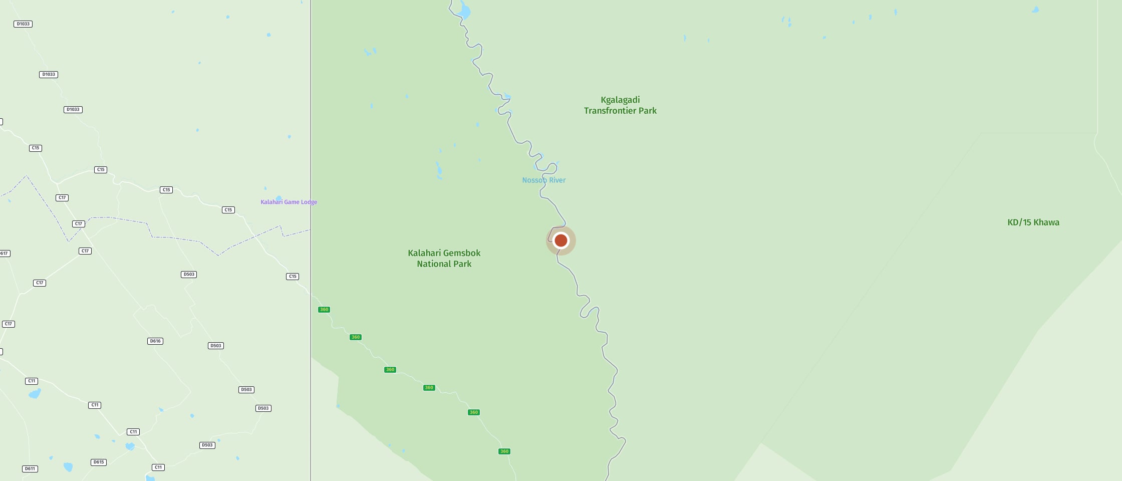 Map: Cheleka waterhole