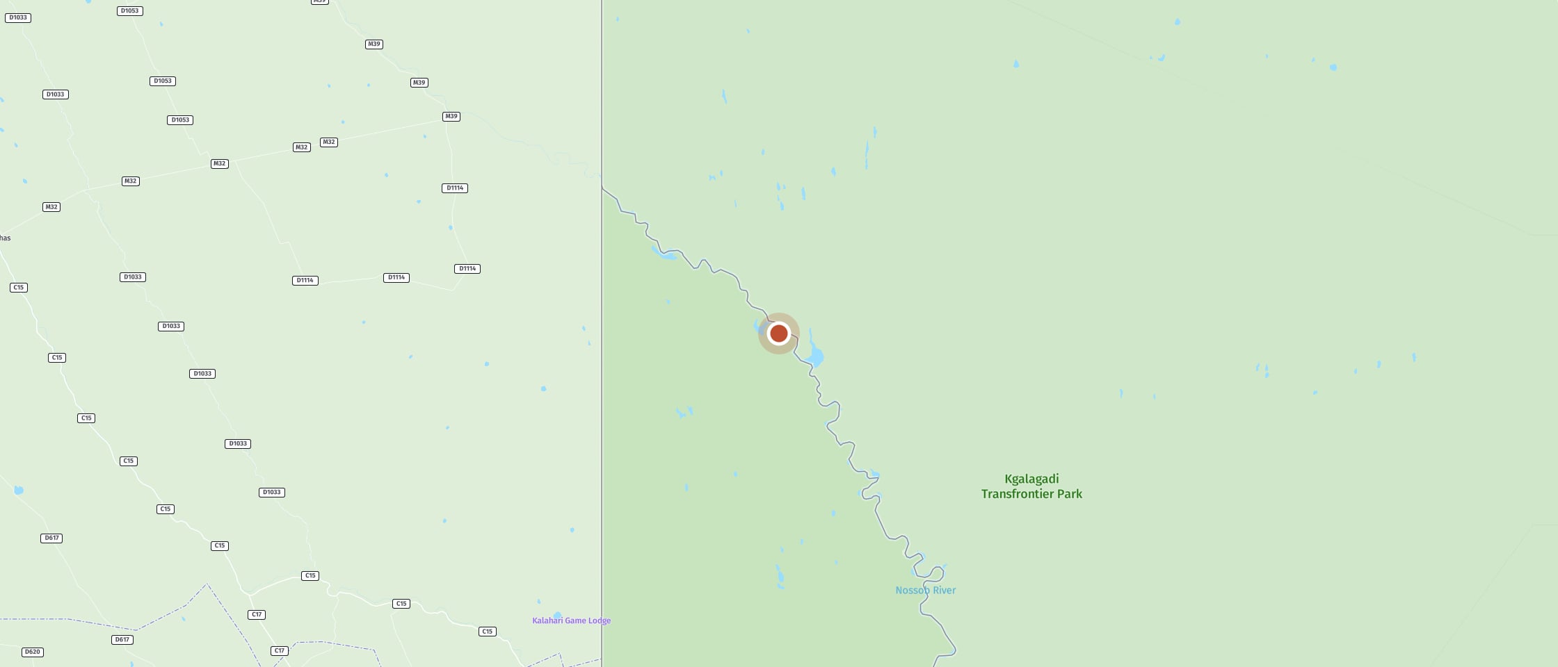 Map: Lijersdraai waterhole