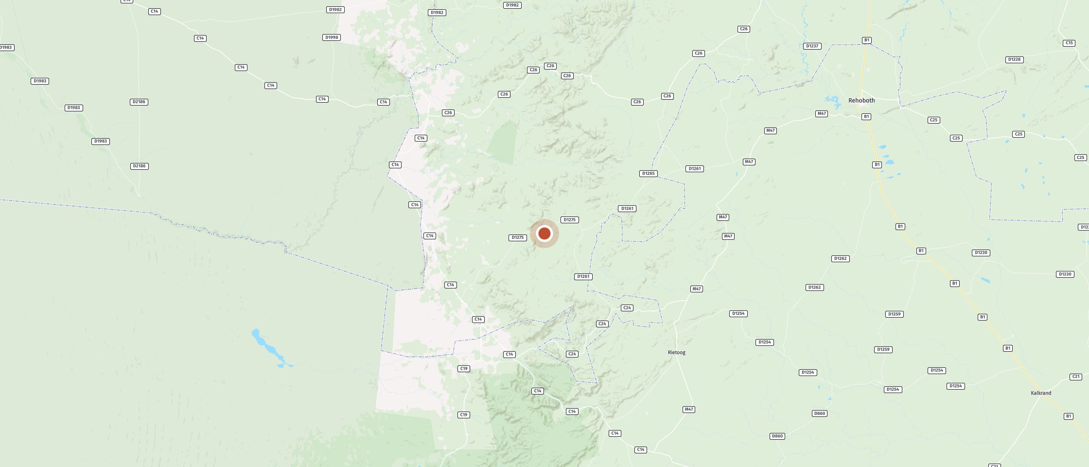 Map: Climb Spreetshoogte Pass and enjoy the wide-open view