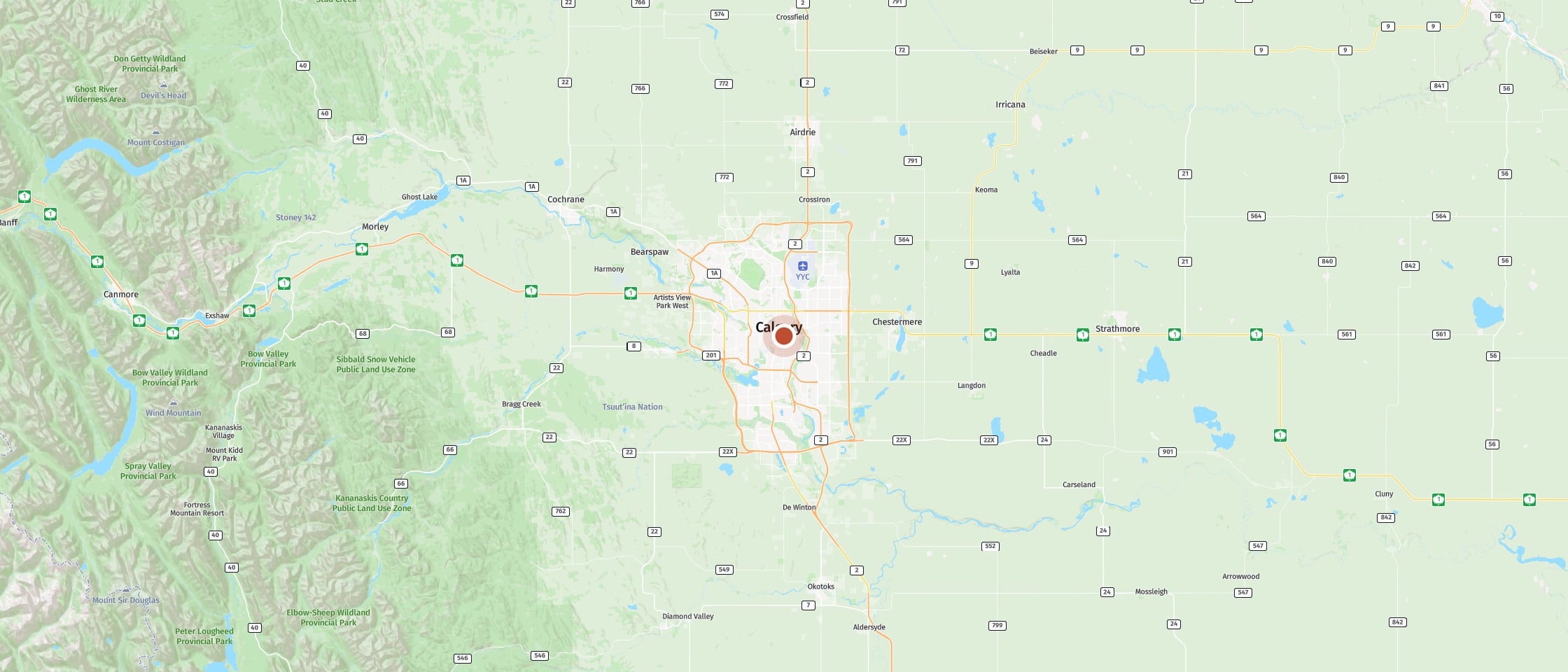Map: Enjoy the best view of Calgary’s skyline