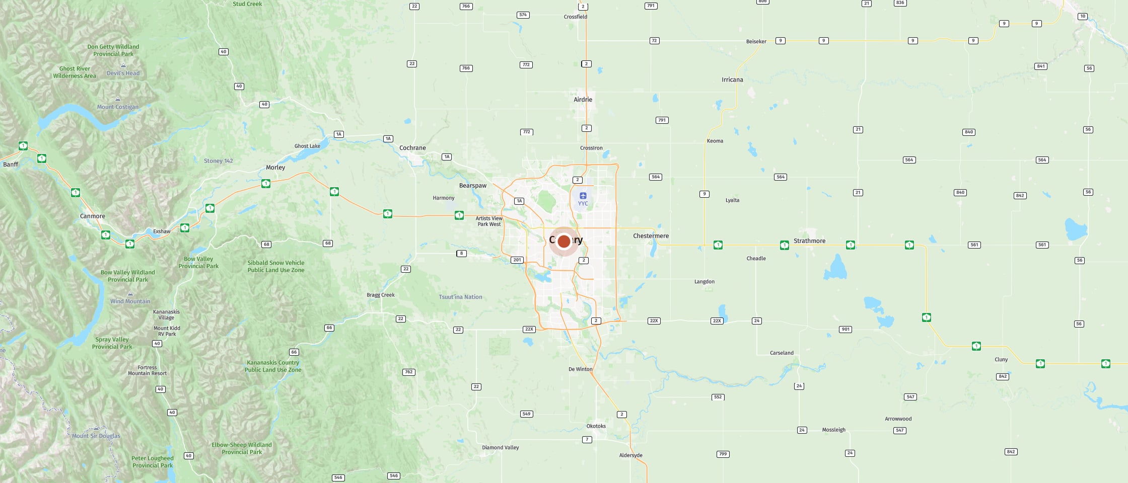 Map: Climb Calgary Tower and enjoy the view