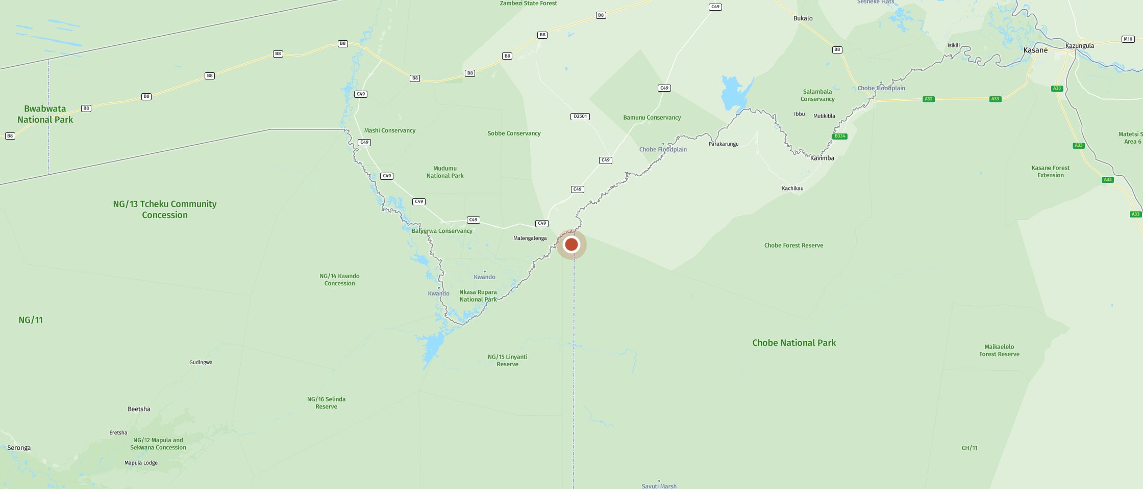 Map: Get a deep insight into the rhythm of nature at the remote campsite