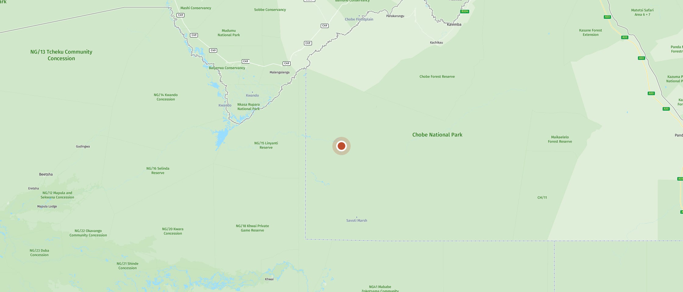Map: Enjoy an adventurous safari breakfast in the wilderness with breathtaking views