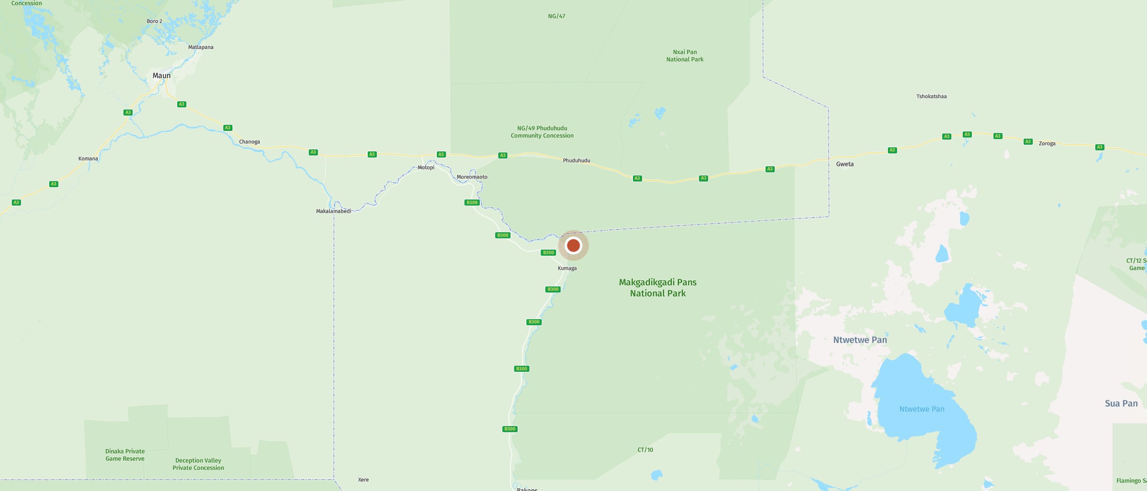 Map: Listen to the calls of vervet monkeys at a special viewpoint
