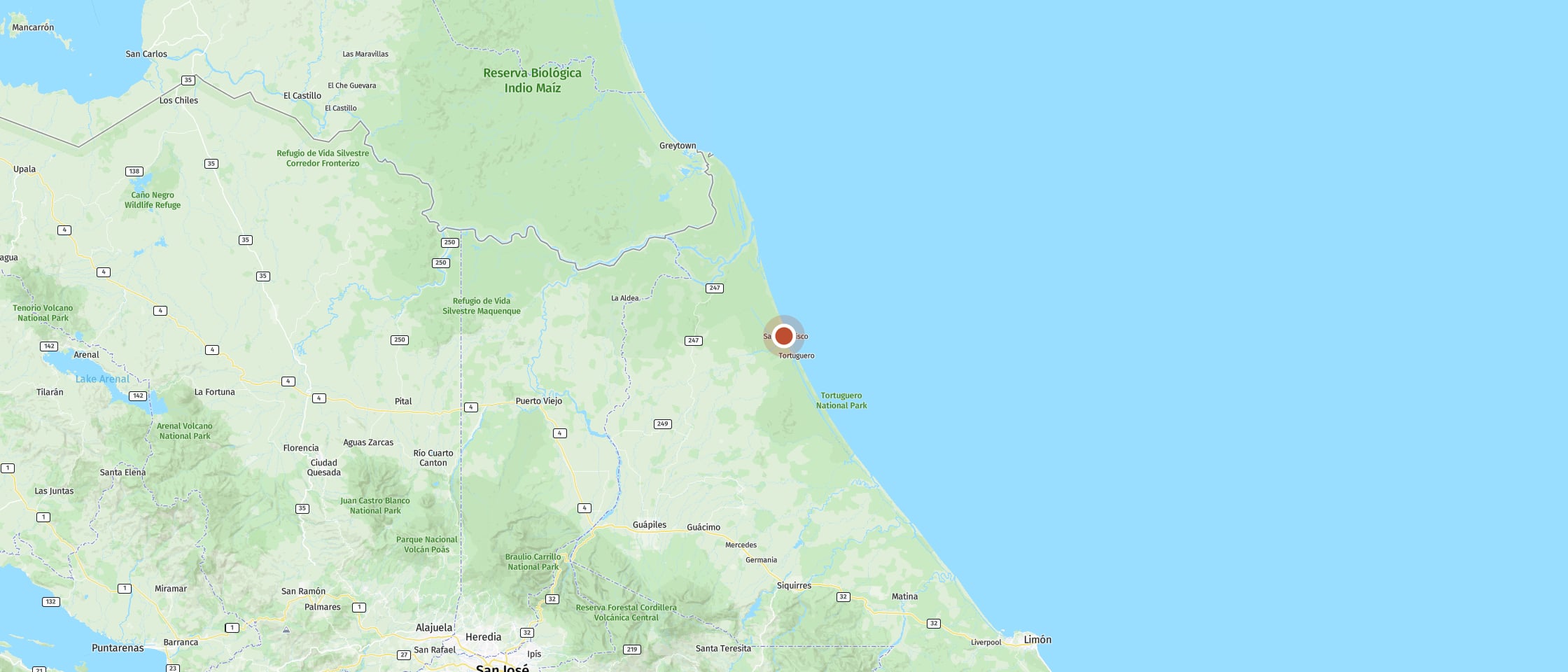Map: Hike up Cerro Tortuguero for the best views in the region