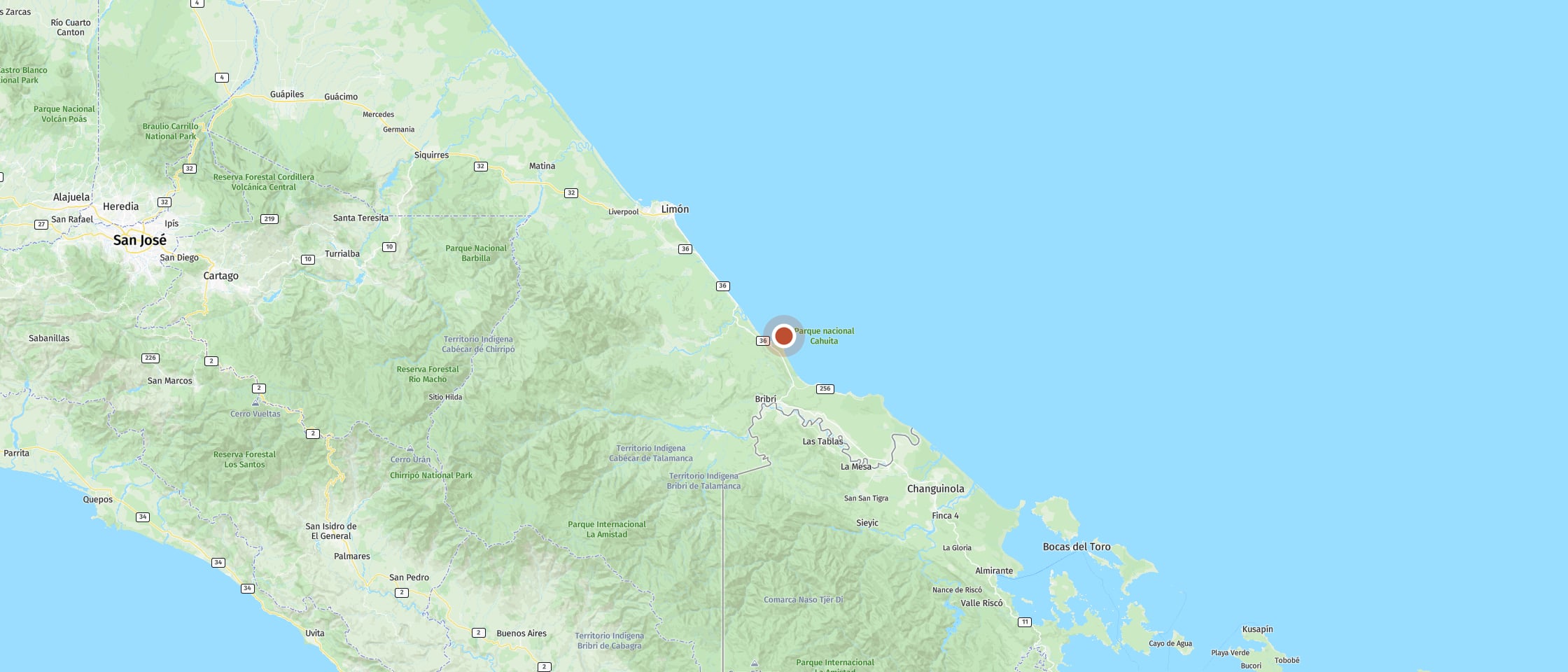 Map: Discover different coral species on a snorkelling trip