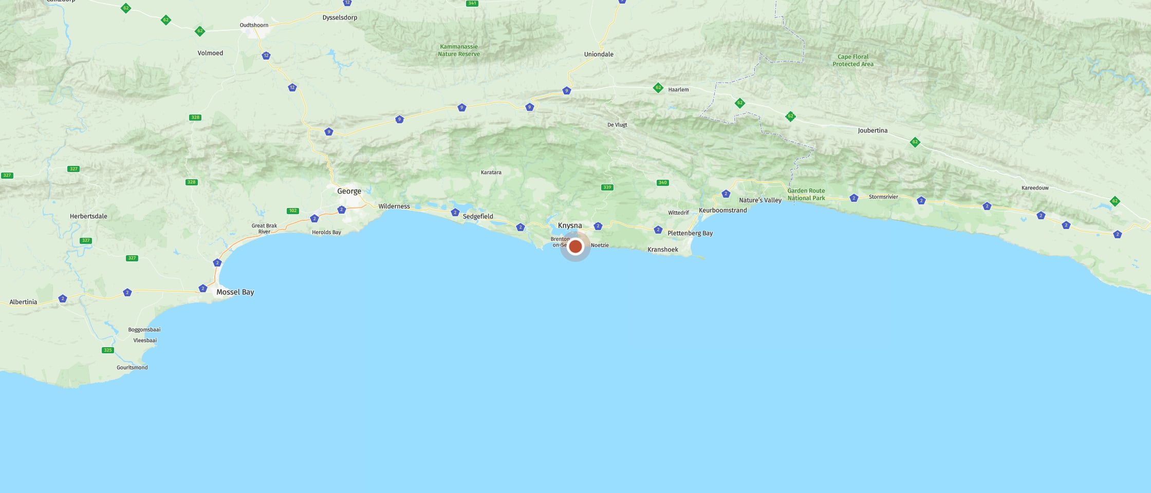 Map: Walk to the rock pools at Coney Glen Beach