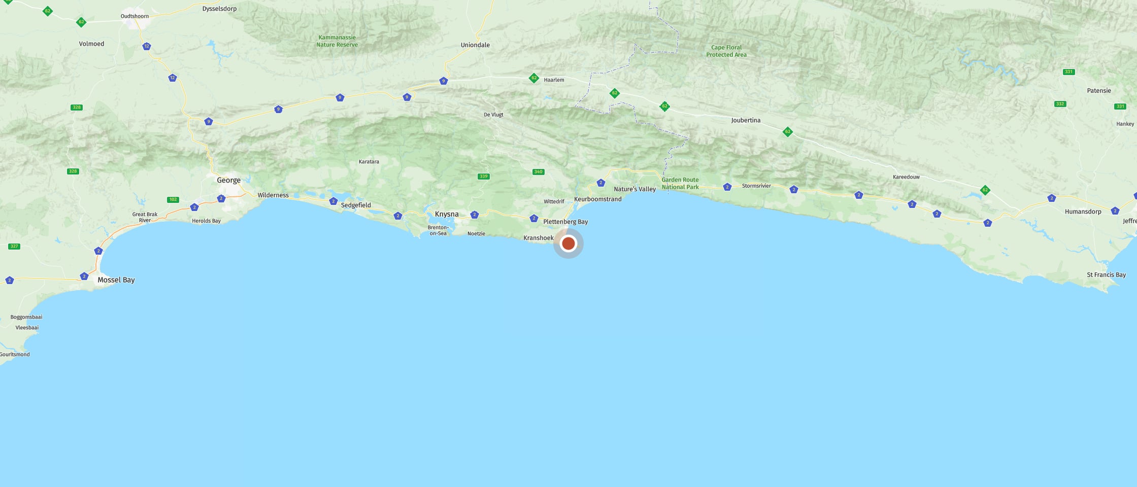 Map: Hike Robberg all the way to the tip of the peninsula