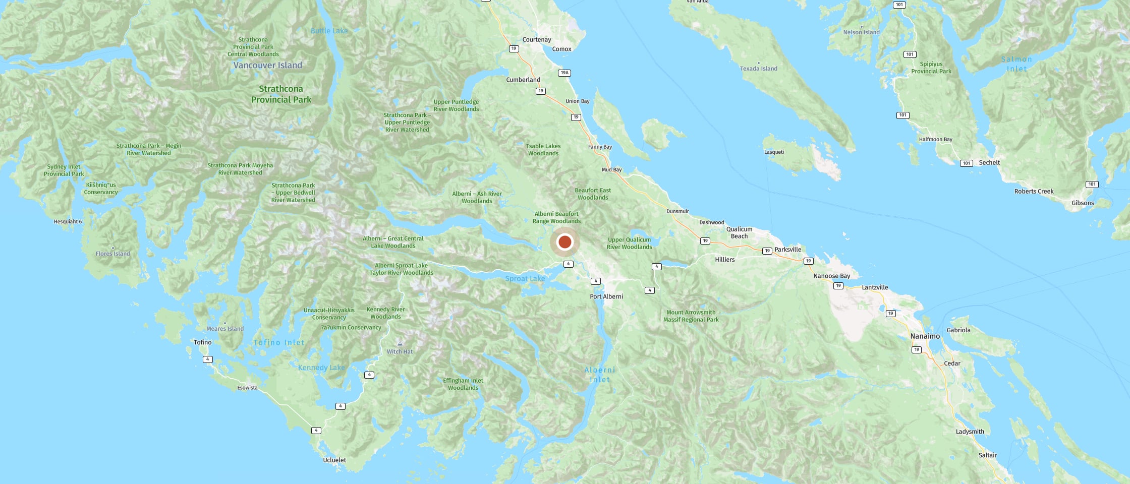 Map: Watch the salmon run on the Stamp River