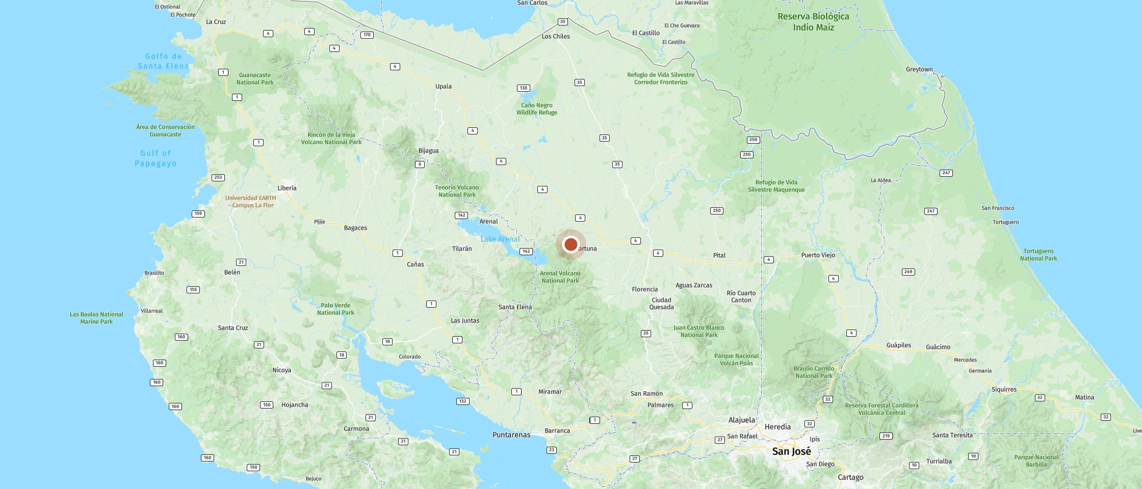 Map: Unwind in natural hot springs in the evening