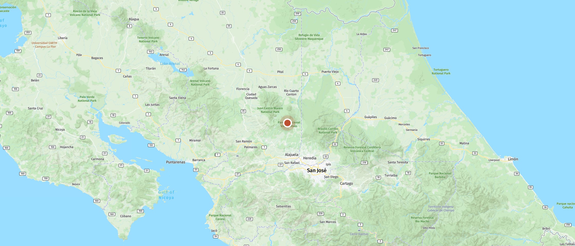 Map: Stand at the viewpoint over one of the largest volcanic craters in the world