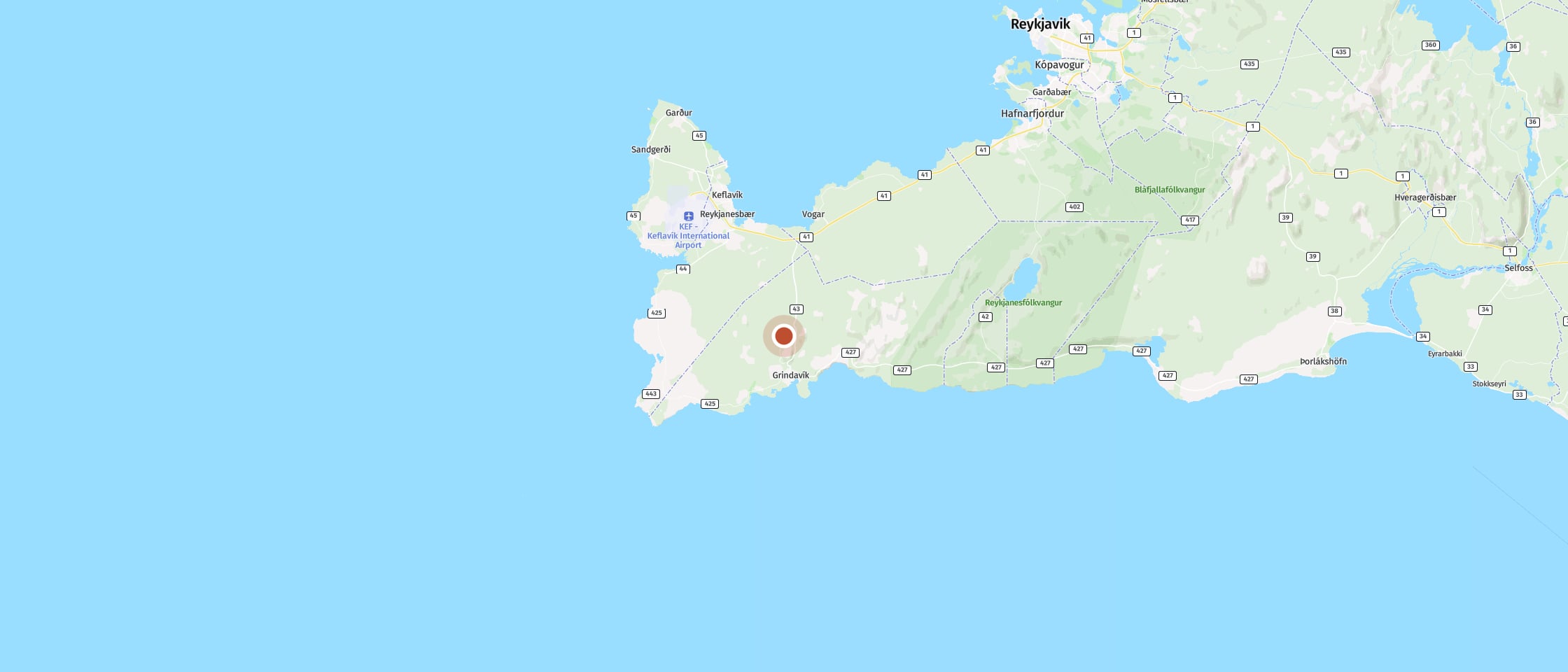 Map: Bathe in the milky-blue thermal waters of the lava fields