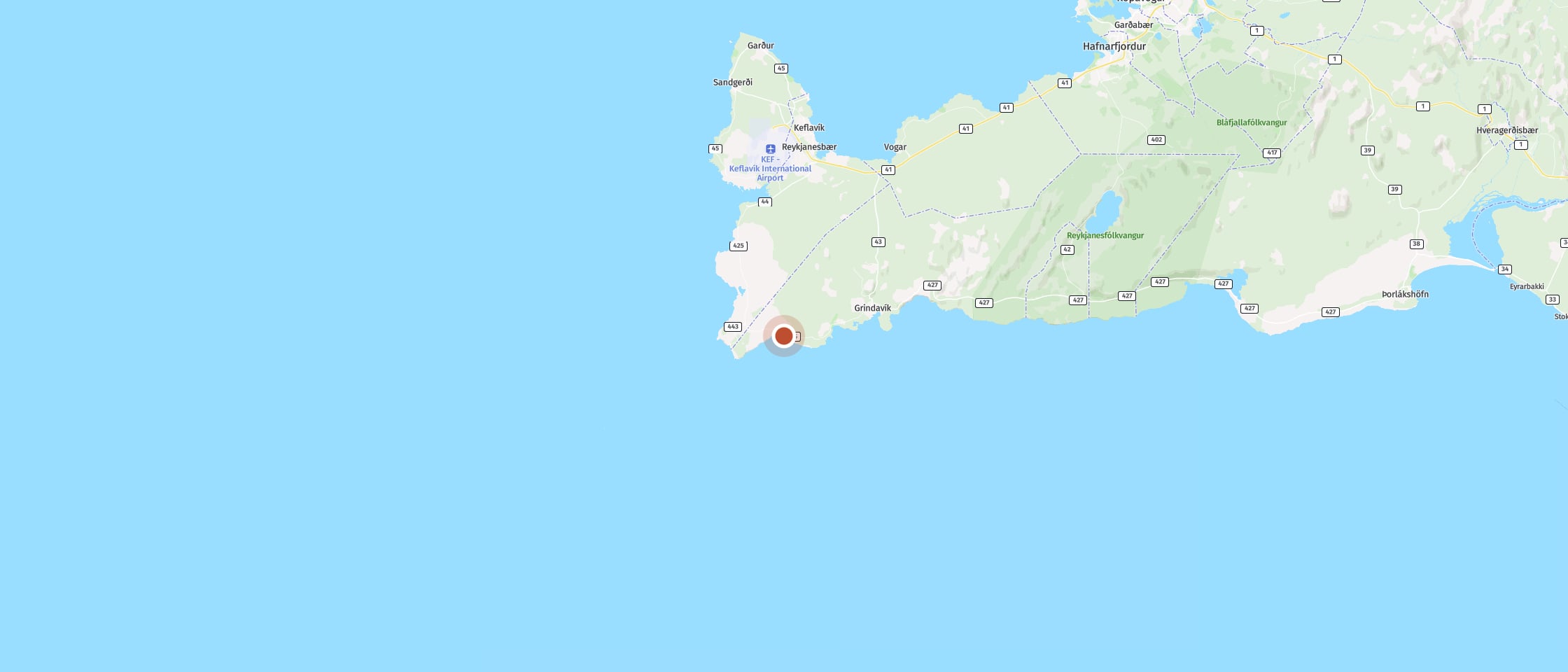 Map: Discover Brimketill and its lava pool on the edge of the Atlantic