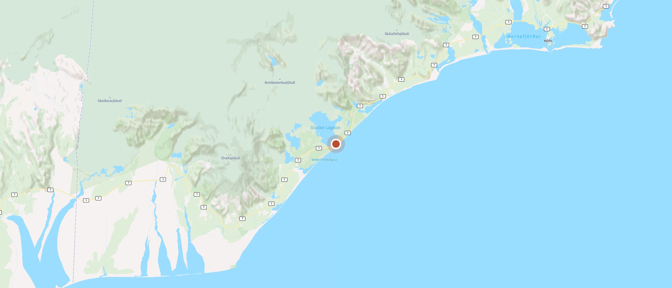 Map: Watch icebergs drift from the glacier into the sea