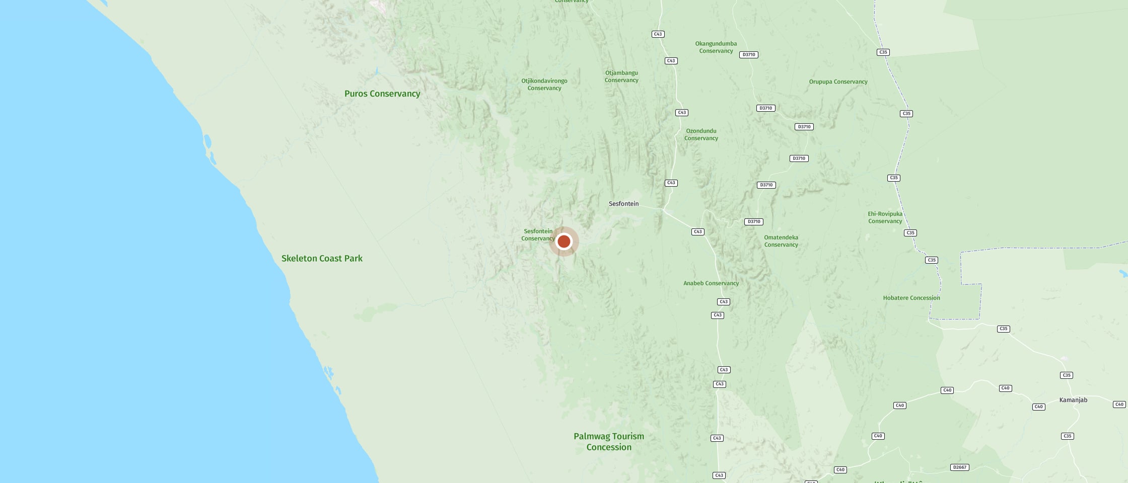 Map: Elephant Song Campsite