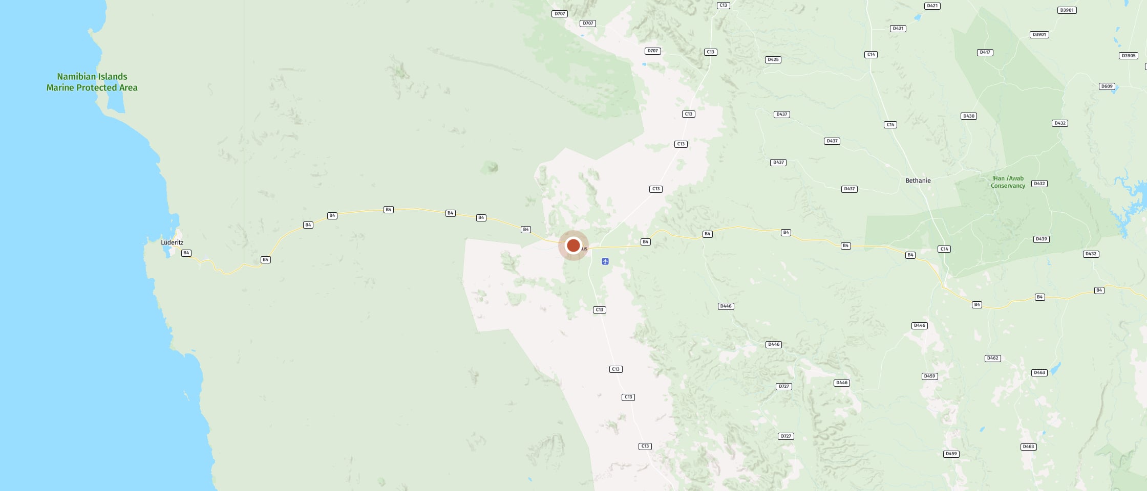 Karte: Desert Horse Campsite