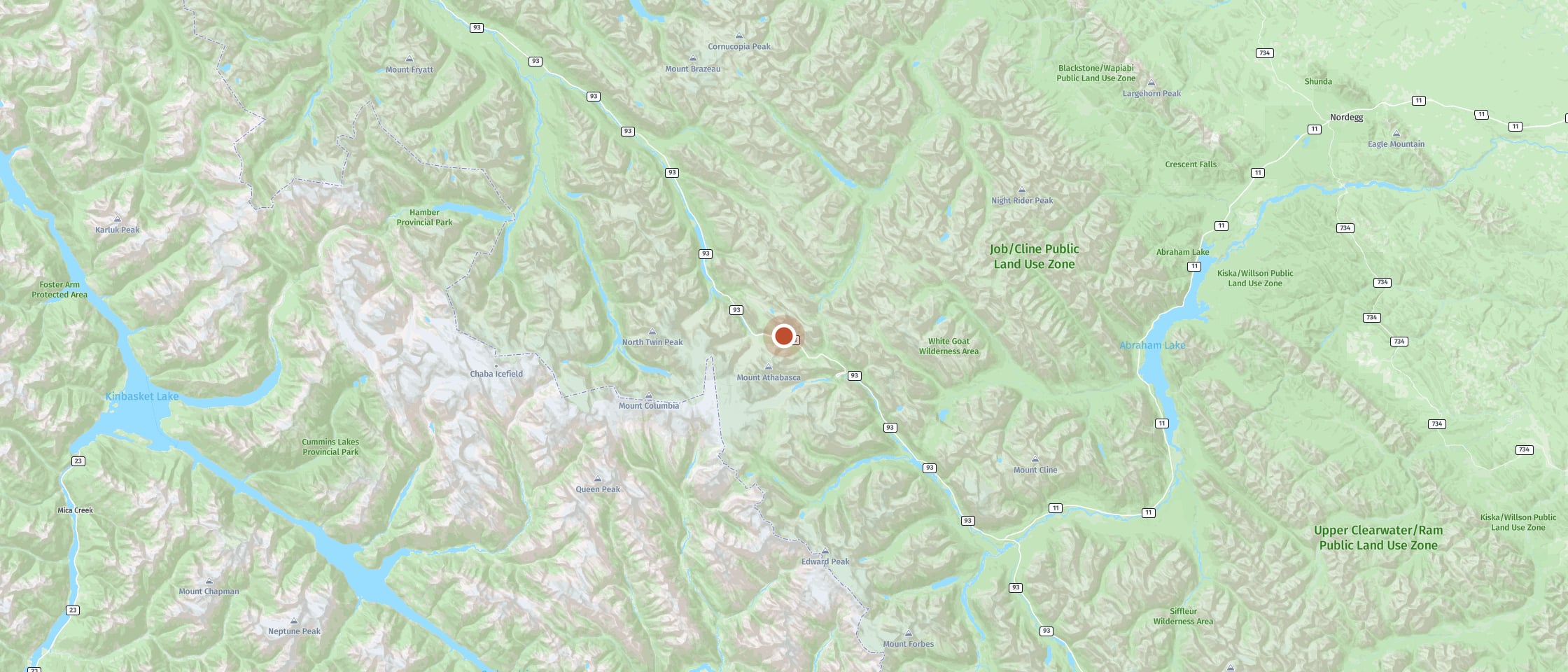 Karte: Wilcox Creek Campground