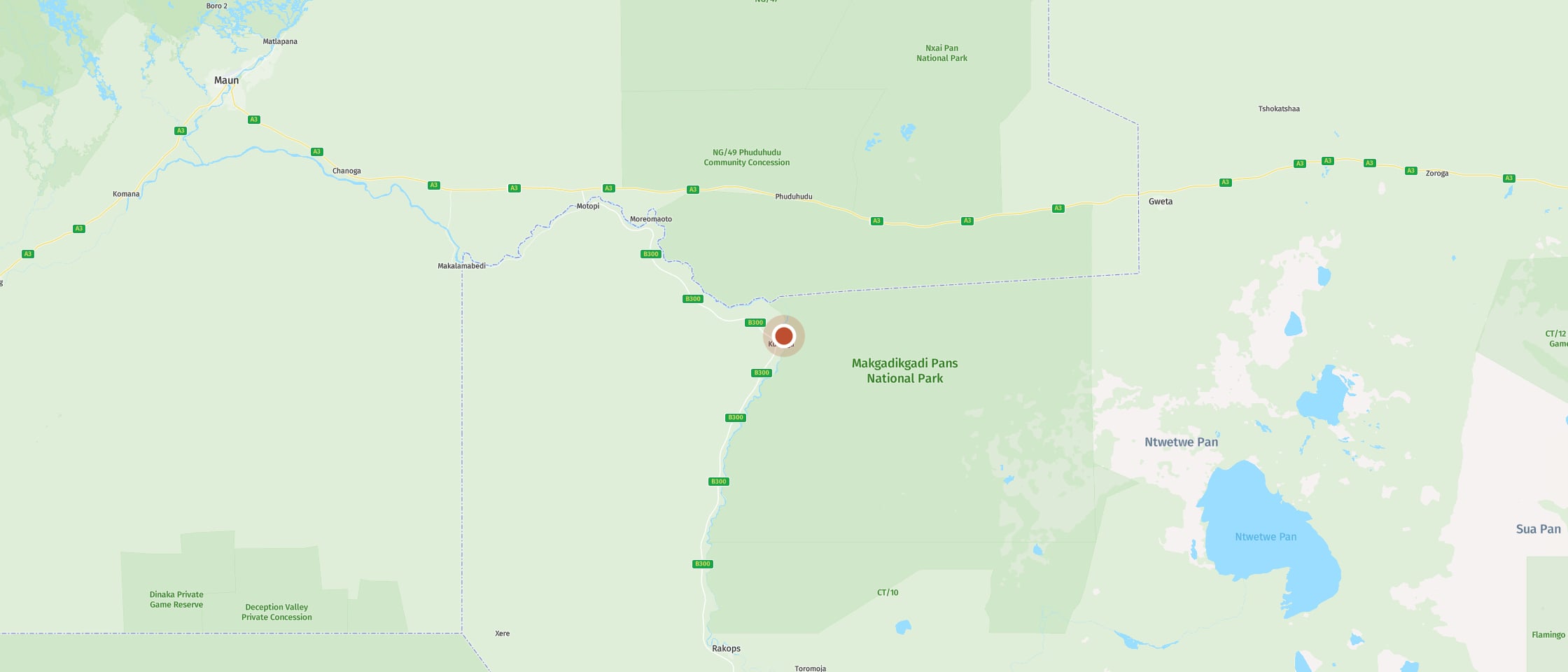 Karte: Kumaga Campsite