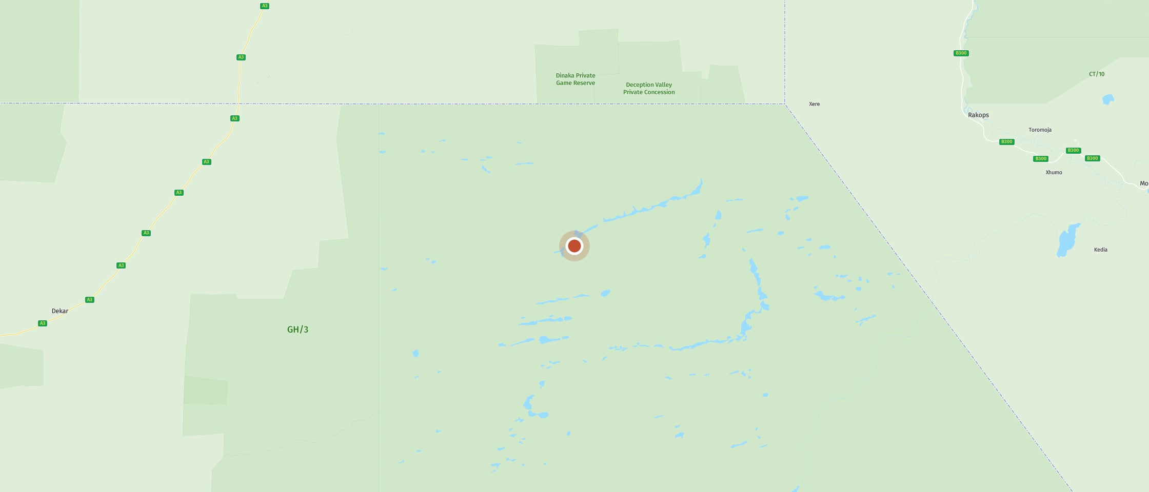 Karte: Passarge Valley Campsites